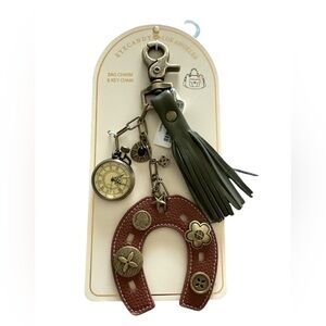 Horseshoe Western bag/key charm NEW